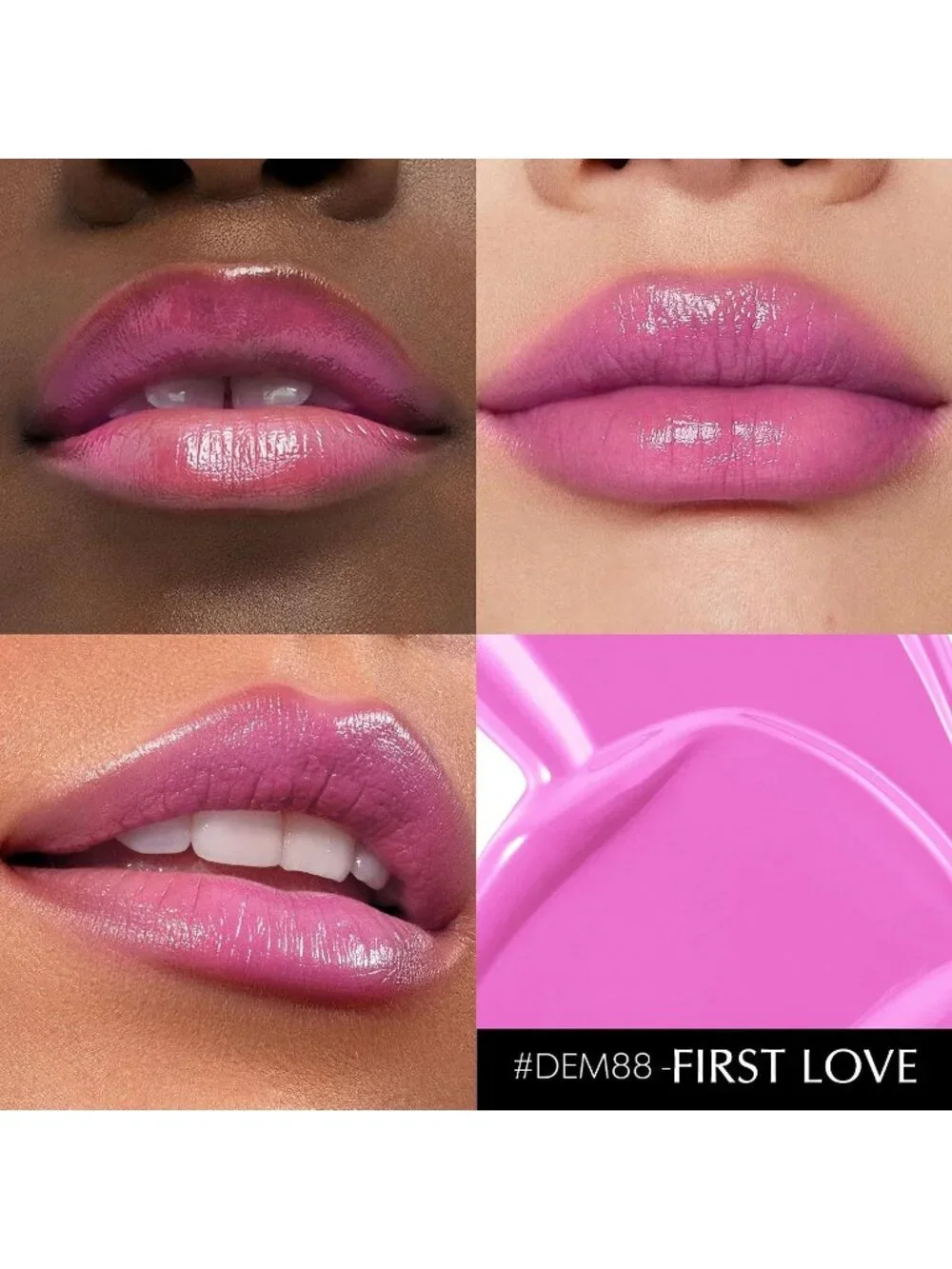 Women's Dem88 First Love Glow Reviver Moisture Lip Gloss Creamy Tinted Lip Balm